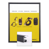 16x20 Poster Frame | SwingFrame Wide-Face Poster Display | Swing Open Quick Change Metal Frame