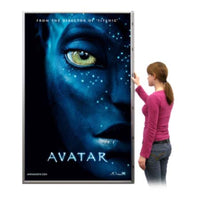 Extra Large Snap Open Frame 48x72 Poster Snap Frame with 1 1/4" Wide Mitered Aluminum Frame