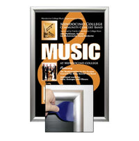 SwingSnaps 8x10 Poster Snap Open Frames (1 3/4" Security-Style)