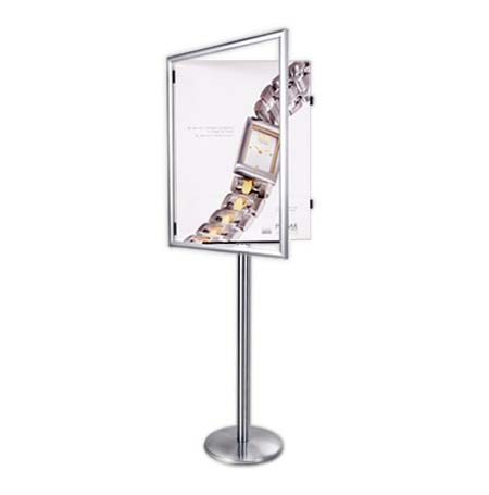 Wide Face SwingStand Poster Displays | Single-Sided Swing Open Metal Frame Poster Stand 4 Sizes