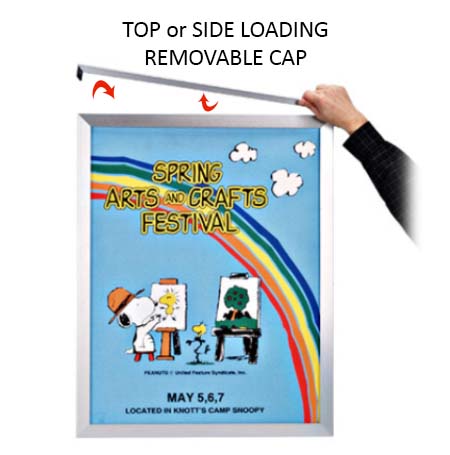 40x60 Large Slide-In Frames Euro-Style Top / Side Load Poster Frames –  PosterDisplays4Sale