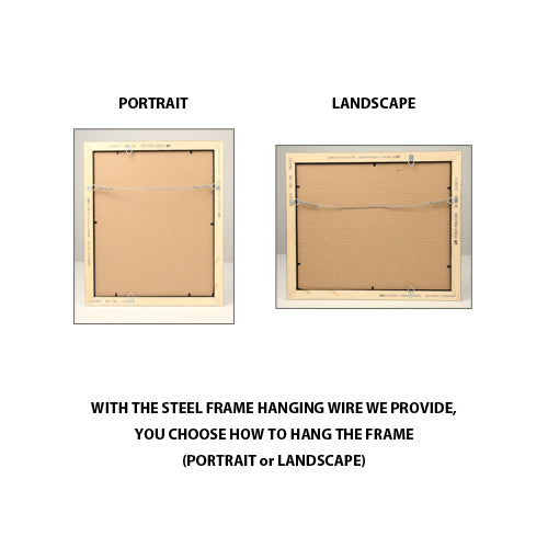 16x20 Wood Picture Frame with 2 3/4 Wide Wood For Posters, Photos