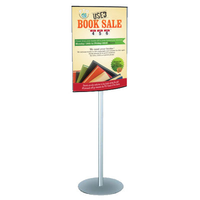 Tall 22x84 Large Poster Floor Stand with 13 or 21 Lb Weighted Base Sign