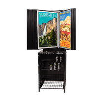 Poster Display Rack with Poster Bin Storage (30 Panels) | Poster Racks | Poster Storage Racks | Rack Poster