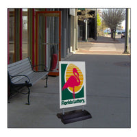 Wind Stand Outdoor Changeable White Sidewalk Sign Board |
